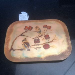 Vintage enamel on Copper Art